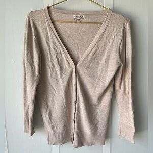 Merona Women's Beige Cardigan Sweater Size XS